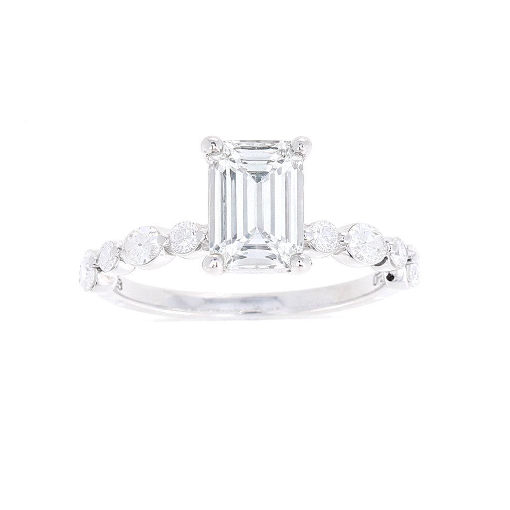 Ladies 14kt White Gold 0.70cts Diamond Engagment Ring Setting