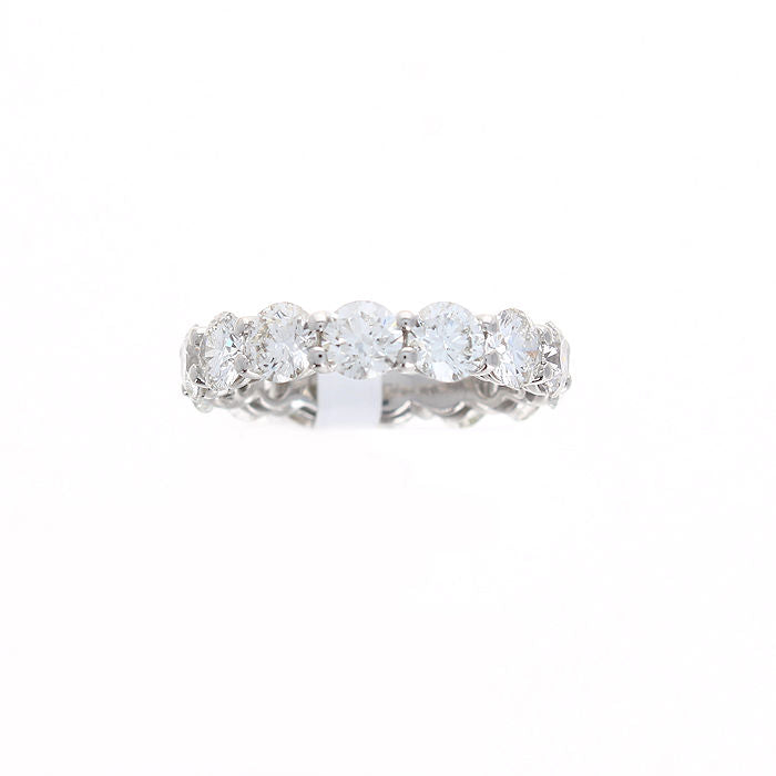 Ladies Platinum 5.70cts Diamond Wedding Band