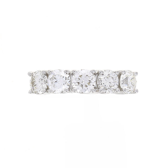 Ladies 14kt White Gold 1.54cts Diamond Wedding Band