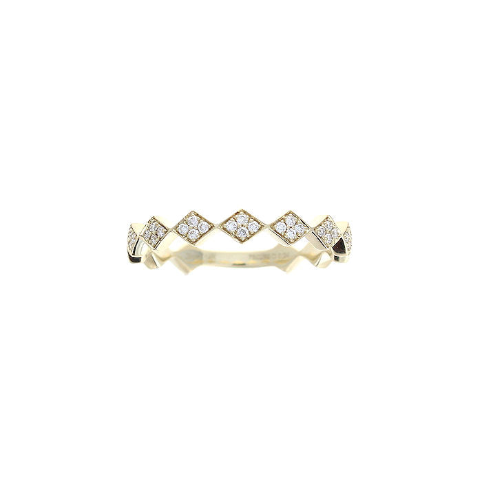 Ladies 14kt Yellow Gold 0.26cts Diamond Wedding Band By Simon G