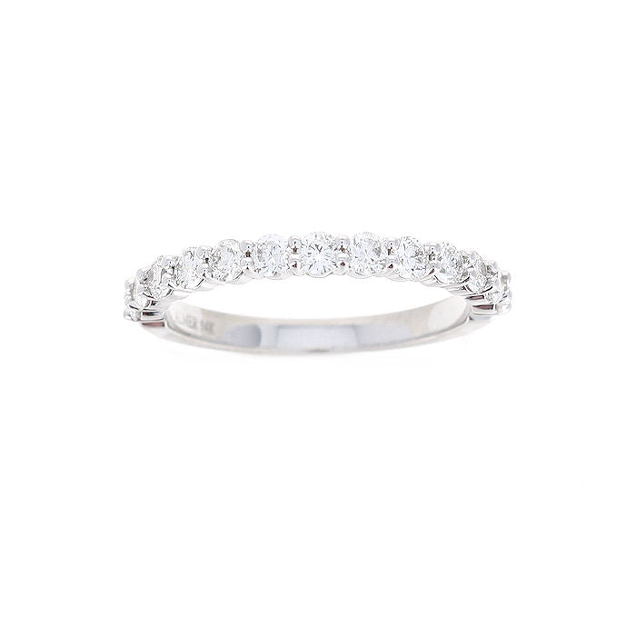 Ladies 14kt White Gold 0.63cts Diamond Wedding Band