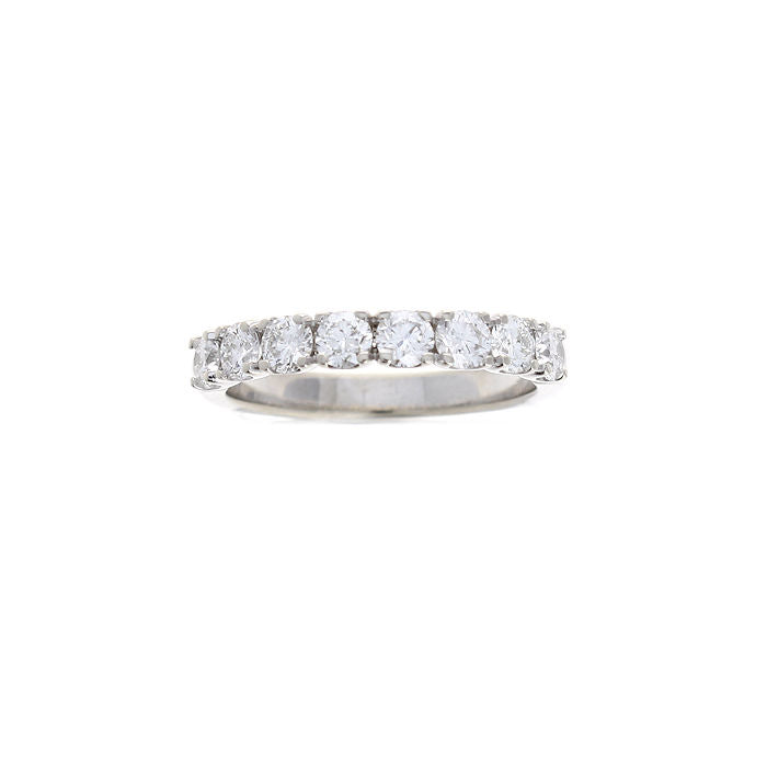 Ladies 14kt White Gold 0.85cts Diamond Wedding Band