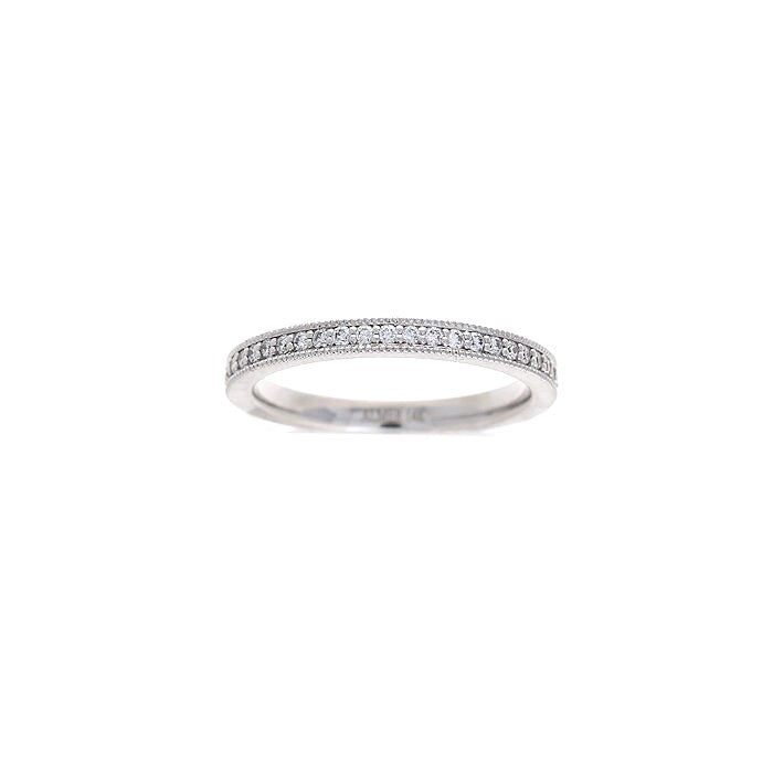Ladies 14kt White Gold 0.30cts Diamond Wedding Band