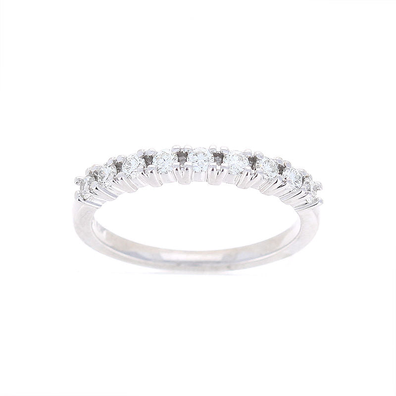 Ladies Platinum 0.37cts Diamond Wedding Band