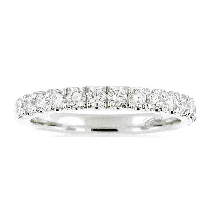 Ladies Platinum 0.77cts Diamond Wedding Band