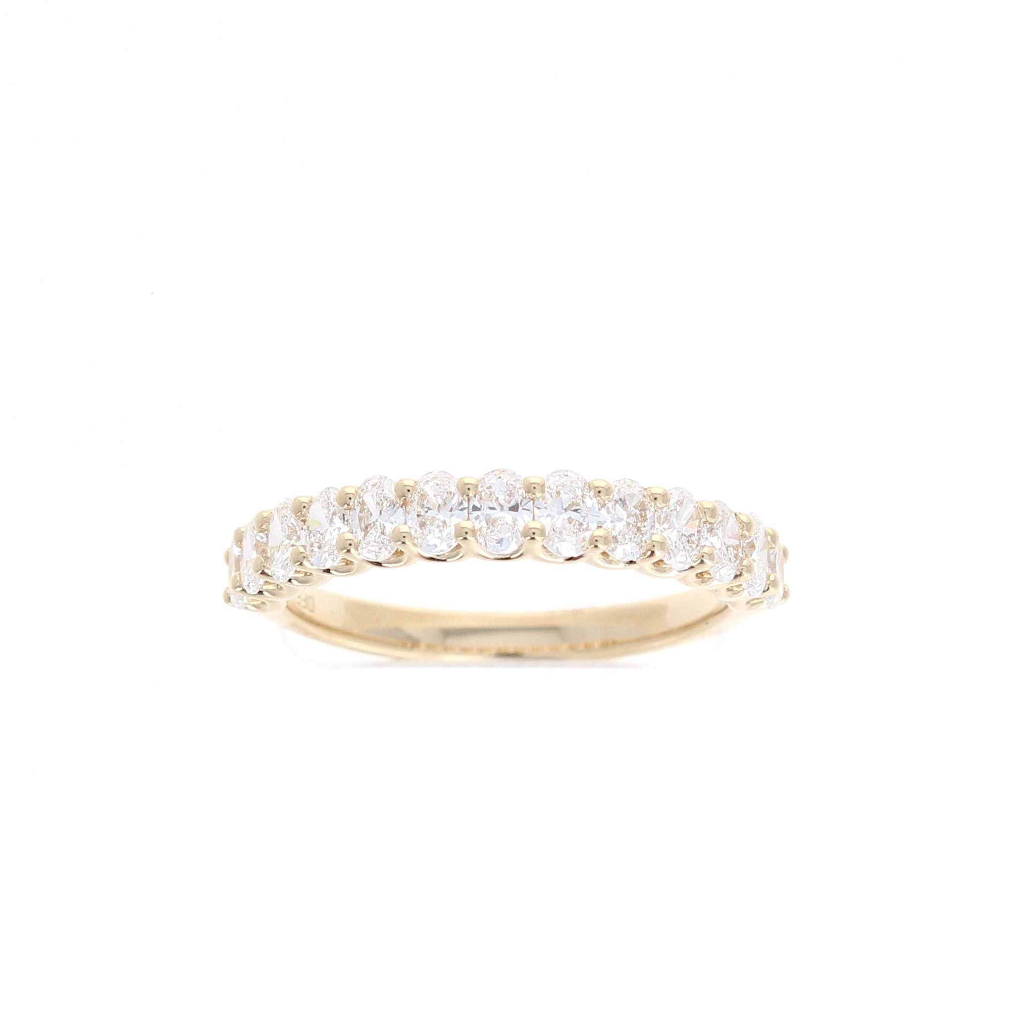 Ladies 14kt Yellow Gold 1.00cts Diamond Wedding Band