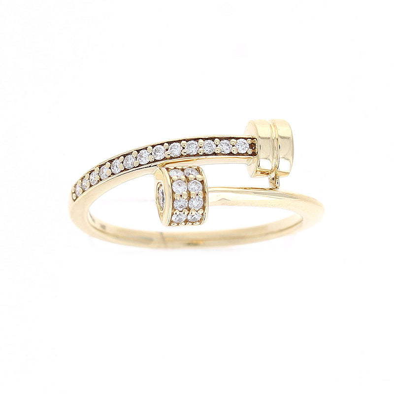Ladies 14kt Yellow Gold 0.22cts Diamond Ring