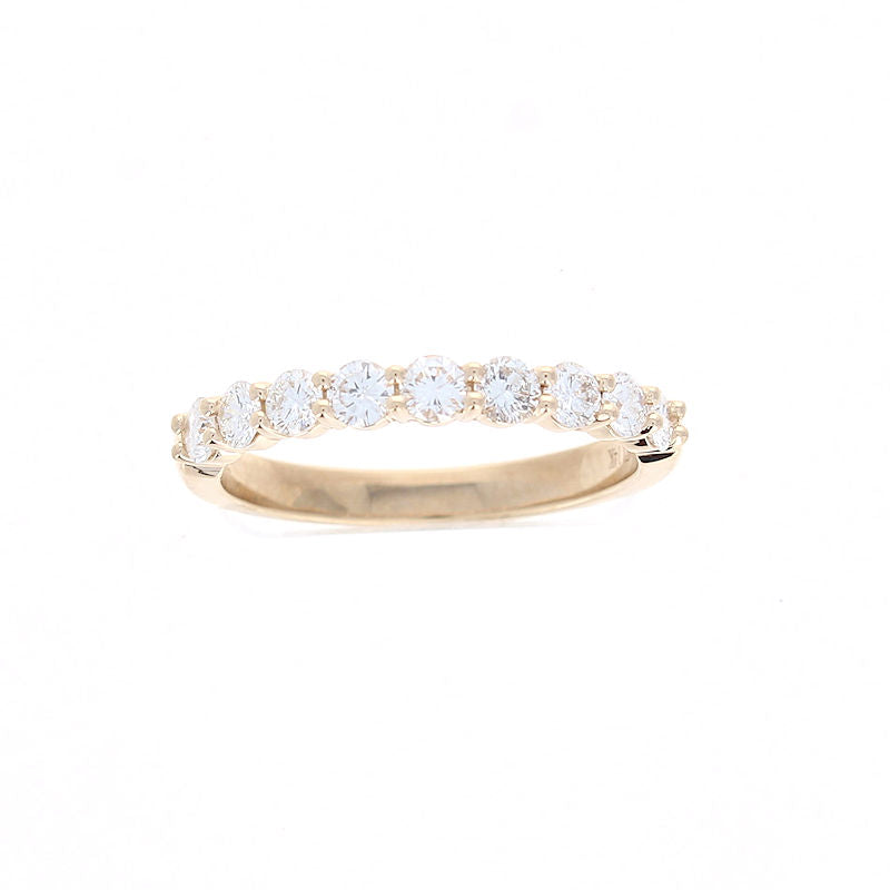 Ladies 14kt Yellow Gold 0.64cts Diamond Wedding Band