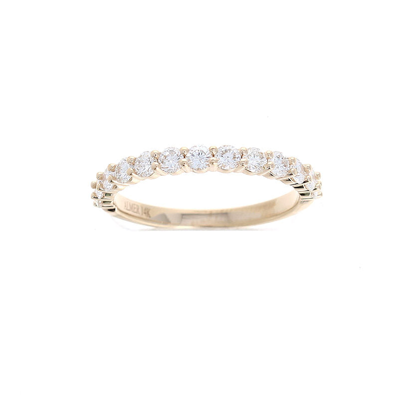 Ladies 14kt Yellow Gold 0.65cts Diamond Wedding Band
