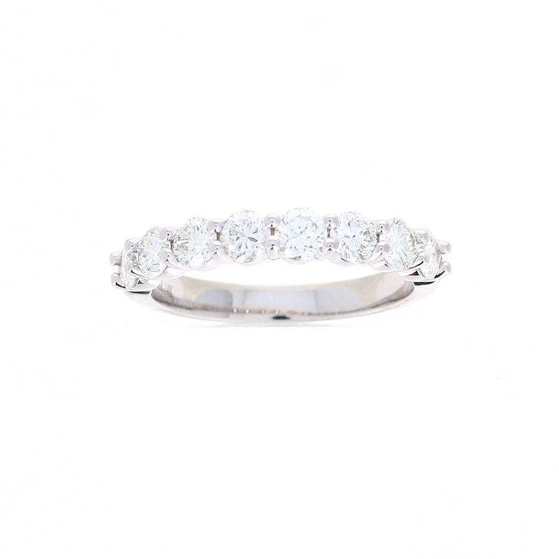 Ladies 14kt White Gold 1.05cts Diamond Wedding Band