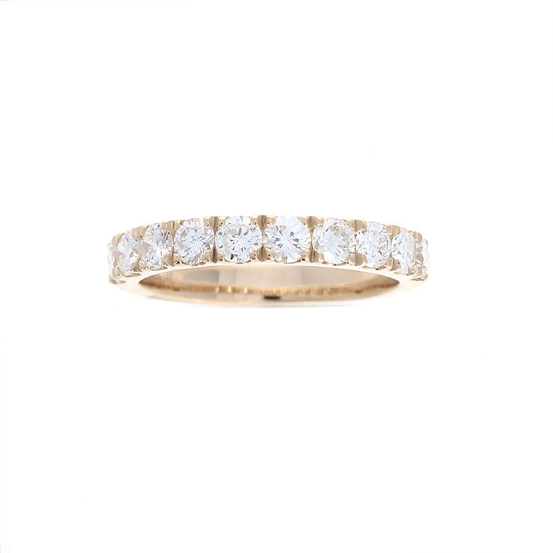 Ladies 14kt Yellow Gold 0.99cts Diamond Wedding Band