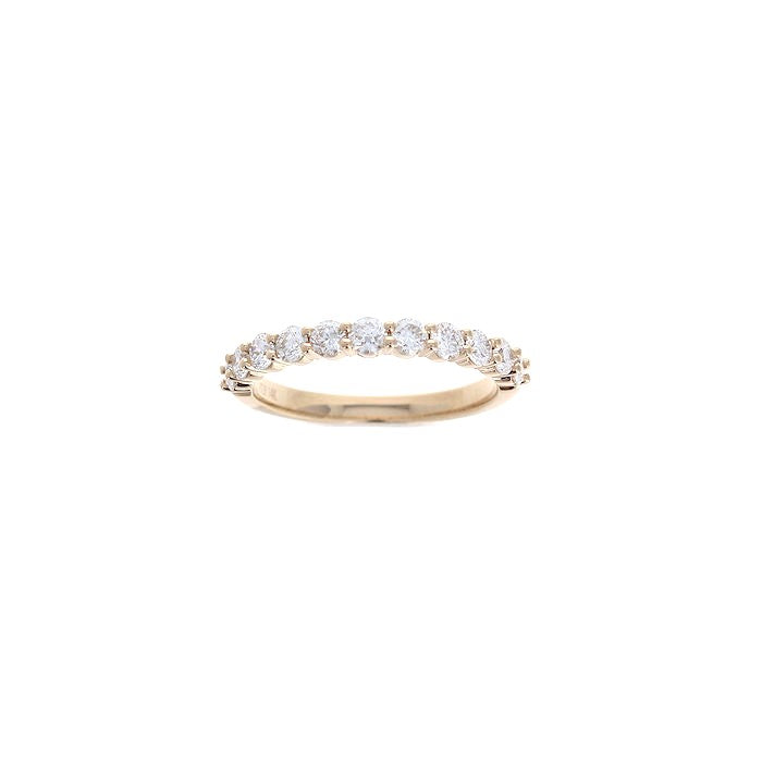 Ladies 14kt Yellow Gold 0.68cts Diamond Wedding Band