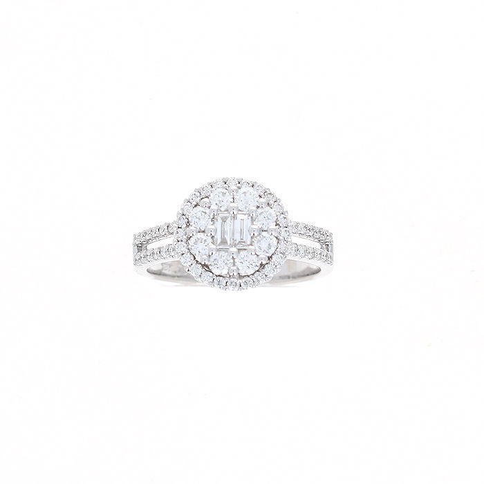 Ladies 18kt White Gold 0.66cts Diamond Ring