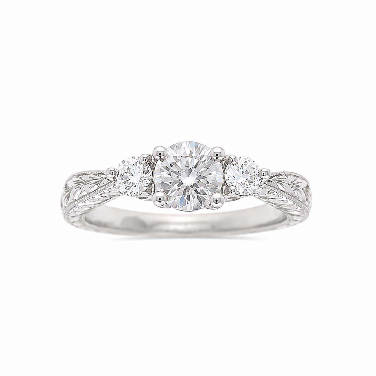 Ladies Platinum 0.25cts Diamond Engagement Ring Setting