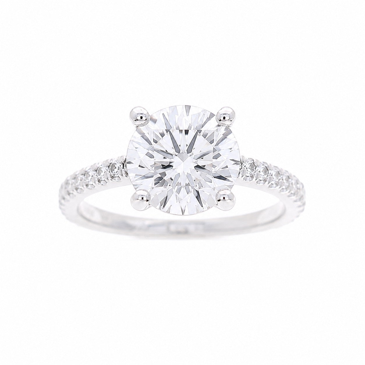 Ladies 14kt White Gold 0.32cts Diamond Engagement Ring Setting