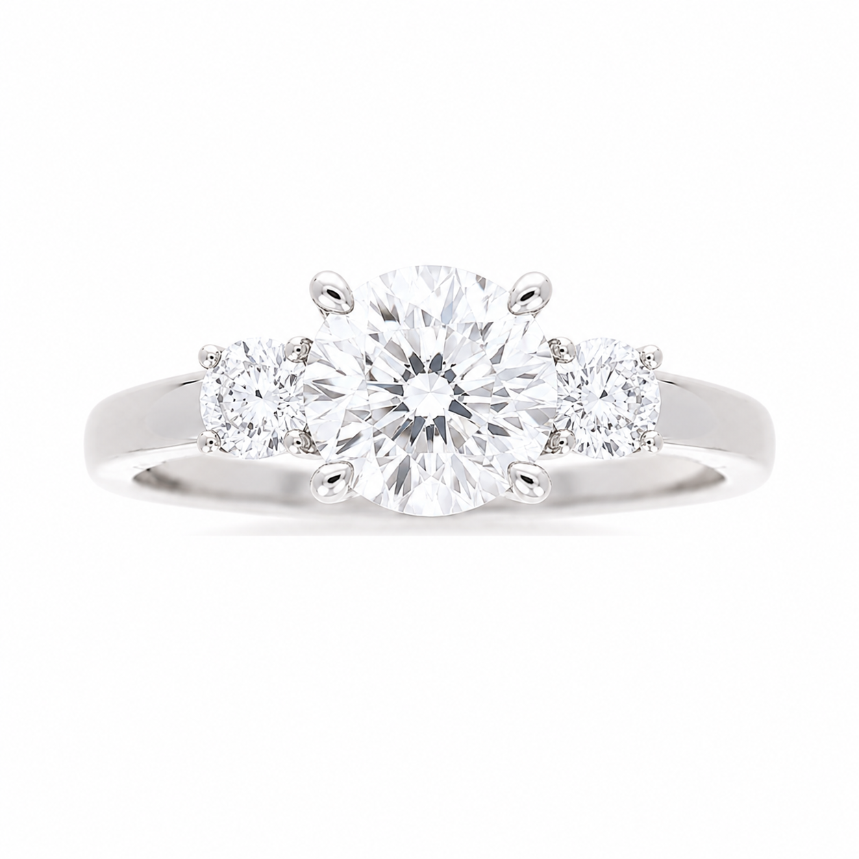 Ladies 14kt White Gold 0.20cts Diamond Engagement Ring Setting