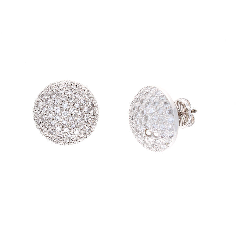 Ladies 14kt White Gold 2.37cts Diamond Earrings