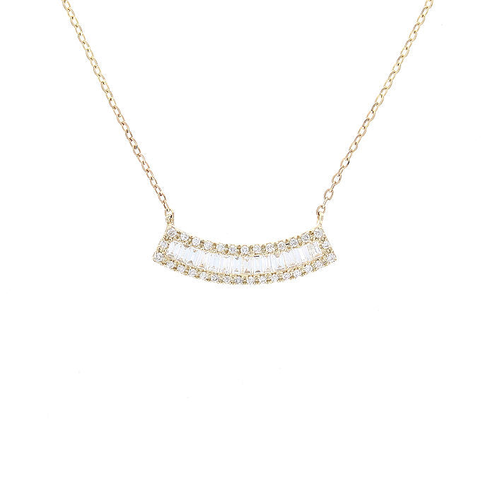 Ladies 14kt Yellow Gold 0.32cts Diamond Pendant