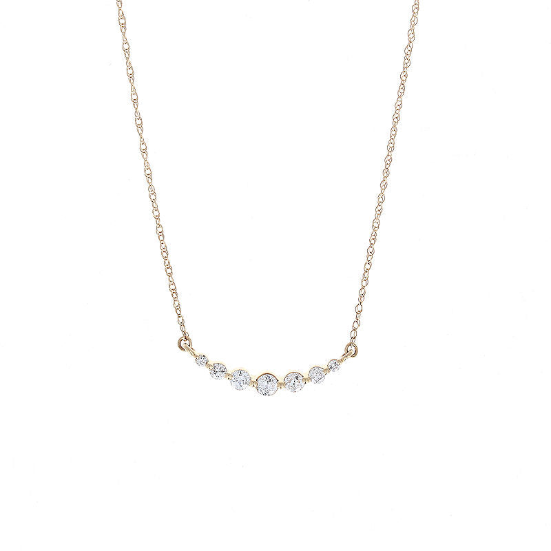 Ladies 14kt Yellow Gold 0.25cts Diamond Pendant