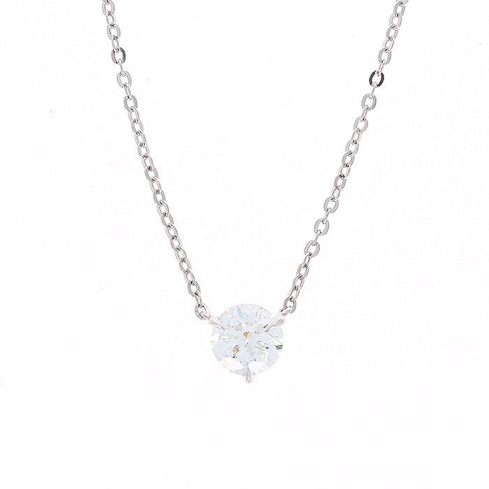 Ladies 18kt White Gold 1.50cts Diamond Necklace
