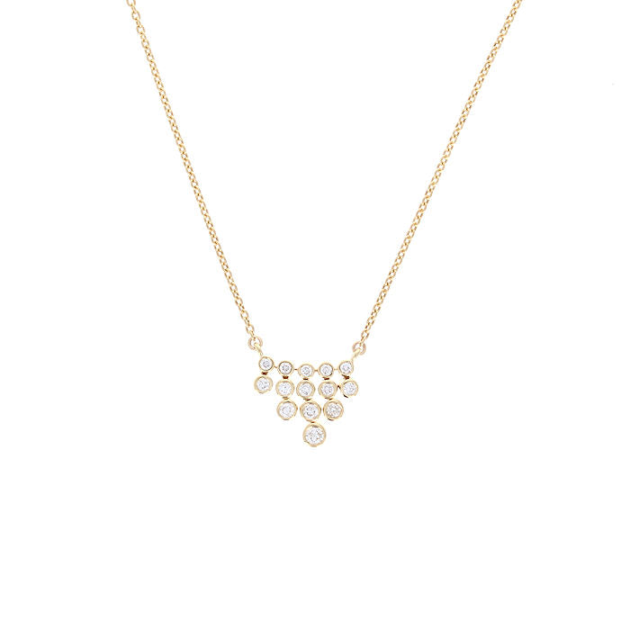 Ladies 14kt Yellow Gold 0.26cts Diamond Pendant