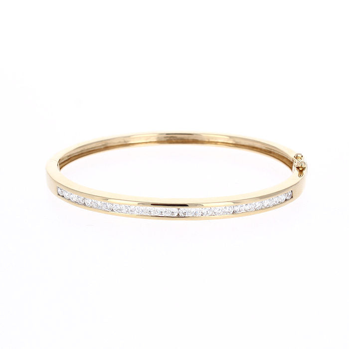 Ladies 14kt Yellow Gold 1.42cts Diamond Bracelet