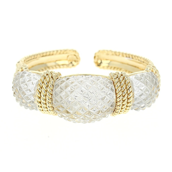 Ladies 18kt. Yellow Gold Quartz Bracelet