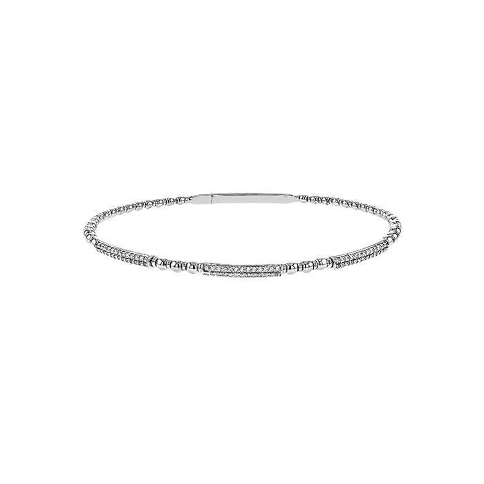 Ladis 18kt White Gold 0.39cts Diamond Bracelet By Simon G