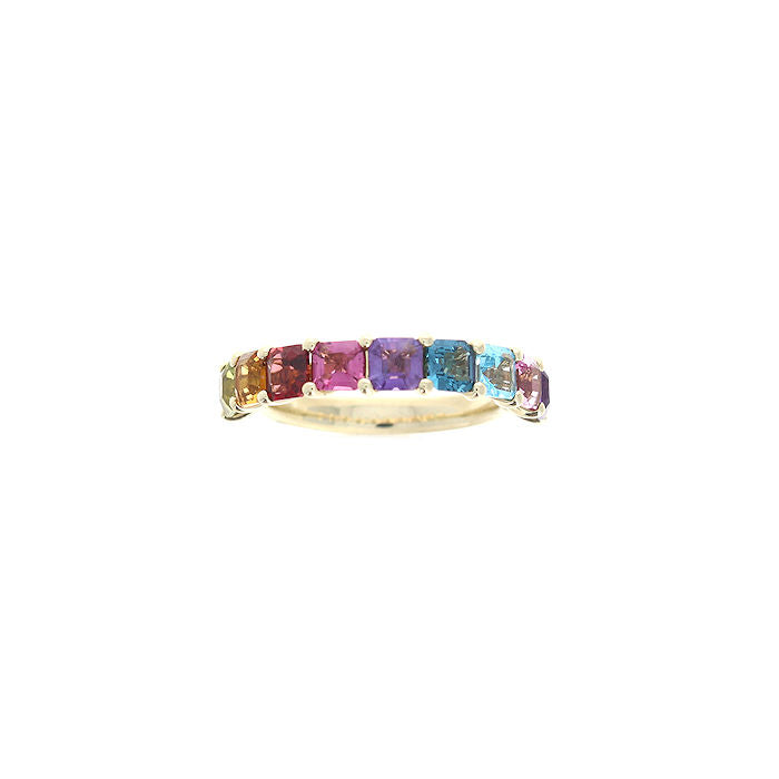 Ladies 14kt Yellow Gold 2.61cts Multi Gemstone Ring