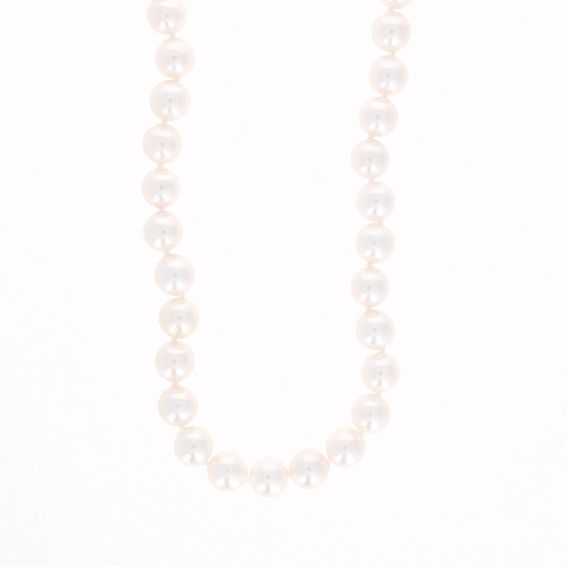 Ladies 14kt Yellow Gold 7-7.5mm Pearl Necklace