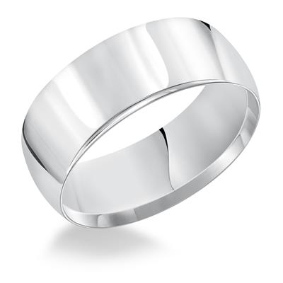 Ladies 14kt White Gold 5.8mm Wedding Band