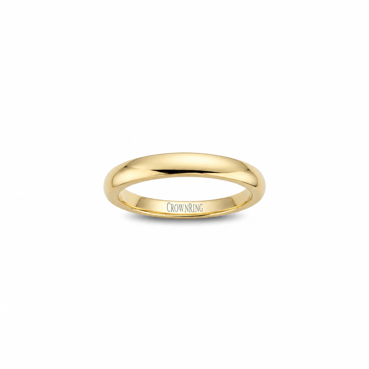 Ladies 14kt Yellow Gold 3mm Wedding Band