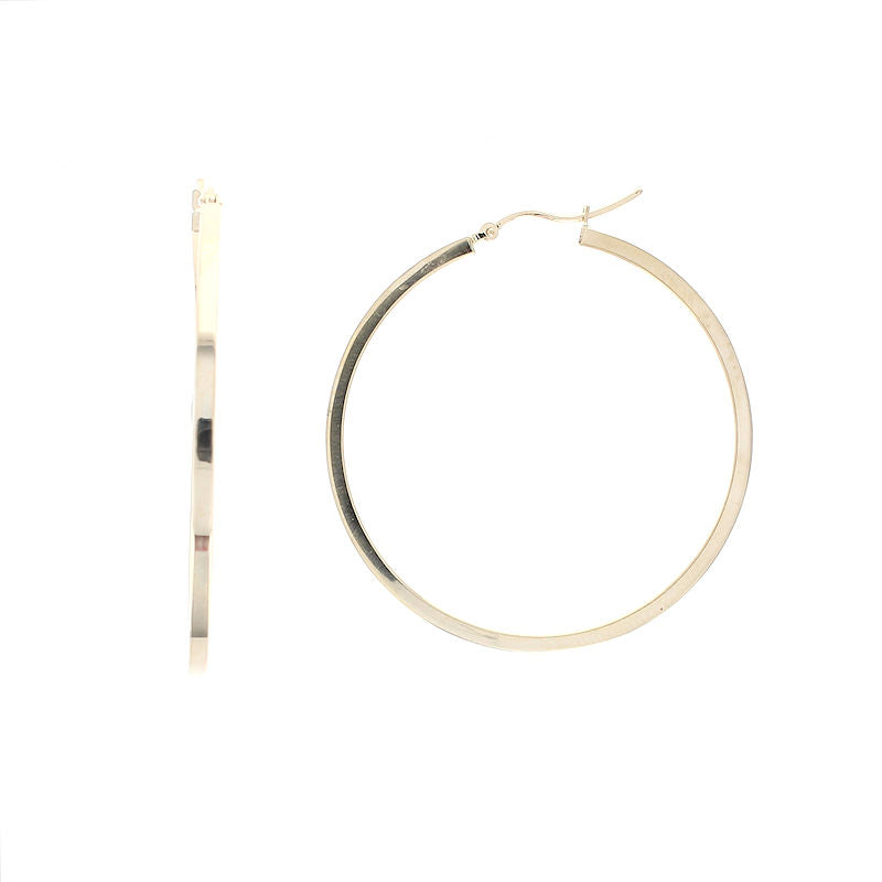 Ladies 14kt Yellow Gold Hoop Earring