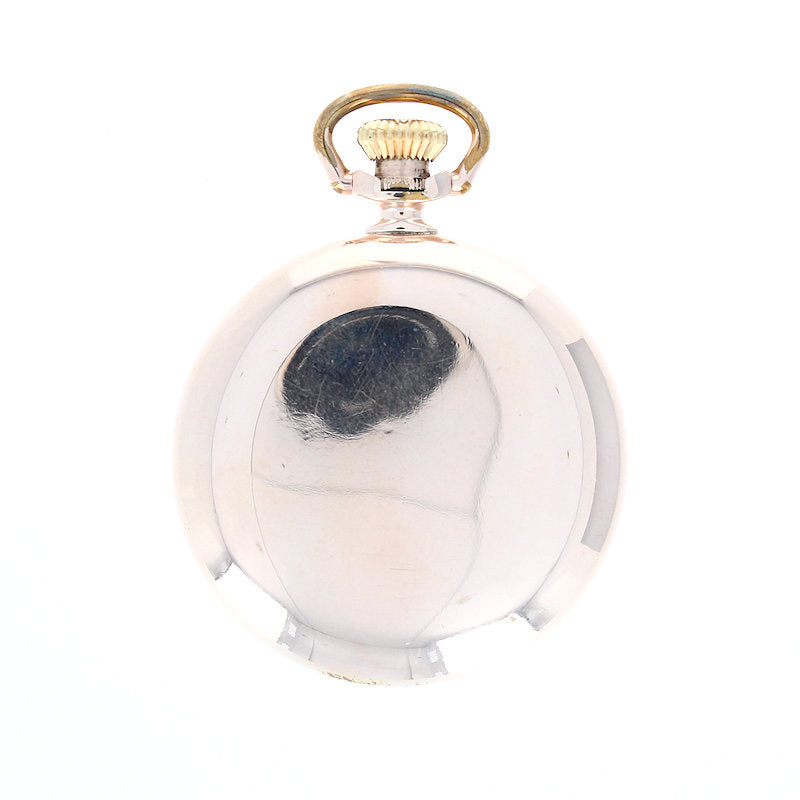 Hamilton 10kt Yellow Gold Filled Manual Wind Open Face Pocket Watch Circa 1911