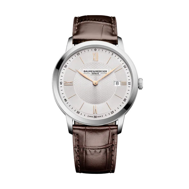 Mens Stainless Steel Classima Baume & Mercier Quartz Watch 10882