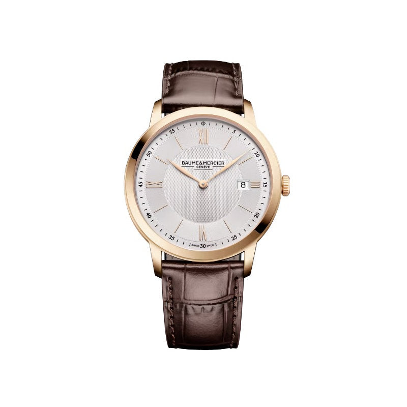 Mens Stainless Steel Classima Baume & Mercier Quartz Watch 10857