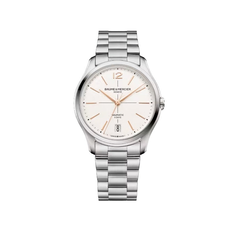 Mens Stainless Steel Clifton Baume & Mercier Automatic Watch 10771