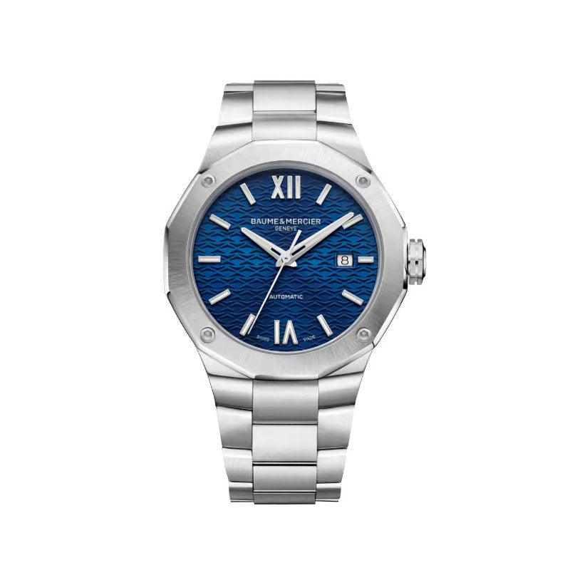 Mens Stainless Steel Riviera Baume & Mercier Automatic Watch 10620