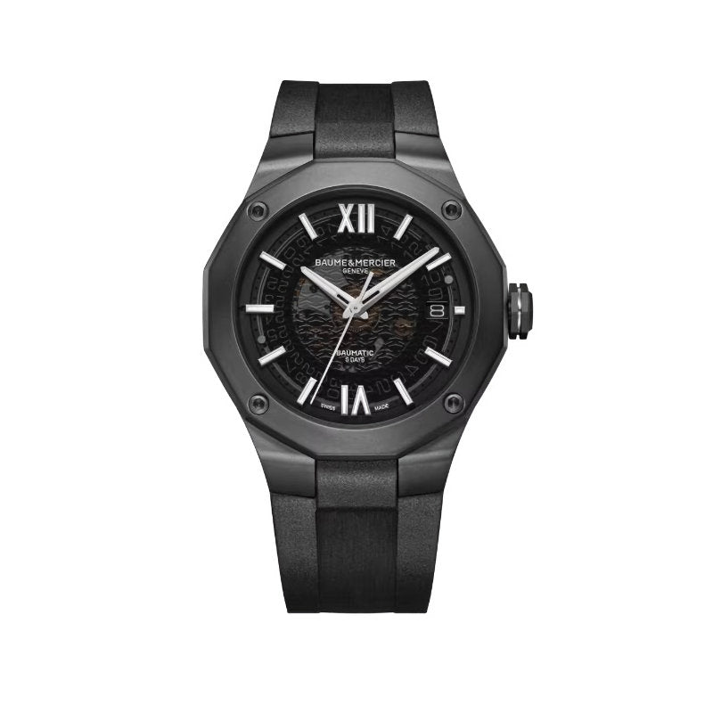 Mens Stainless Steel Riviera Baume & Mercier Automatic Watch 10617