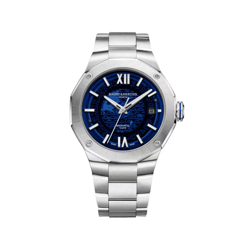 Mens Stainless Steel Riviera Baume & Mercier Automatic Watch 10616