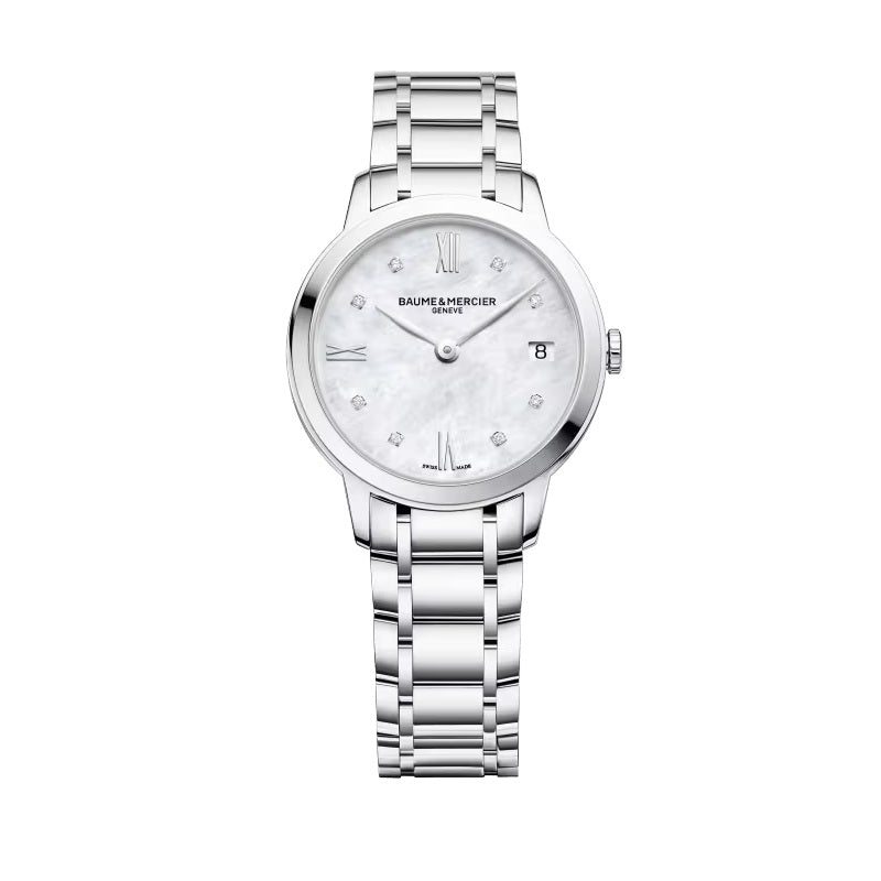 Ladies Stainless Steel Classima Baume & Mercier Quartz Watch 10326