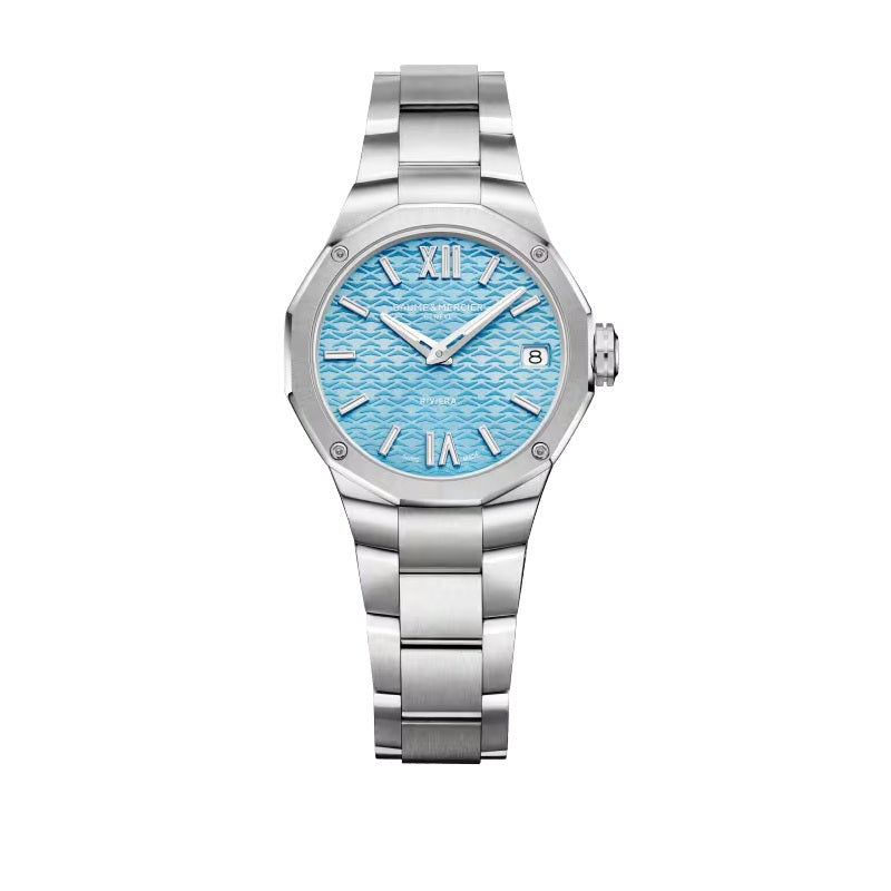 Ladies Stainless Steel Riviera Baume & Mercier Quartz Watch 10811