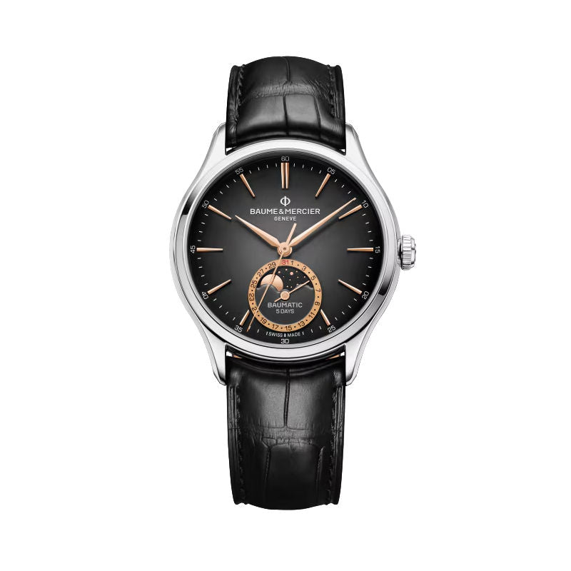 Mens Stainless Steel Clifton Baume & Mercier Automatic Watch