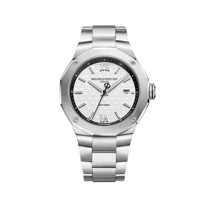 Mens Stainless Steel Riviera Baume & Mercier Automatic Watch 10829