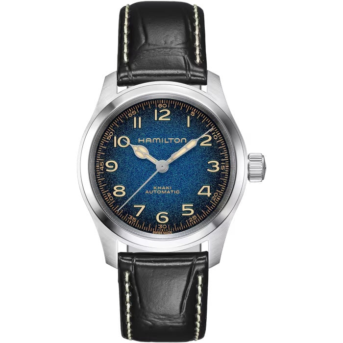 Mens Stainless Steel Khaki Field Murph Hamilton Automatic Watch H70405740