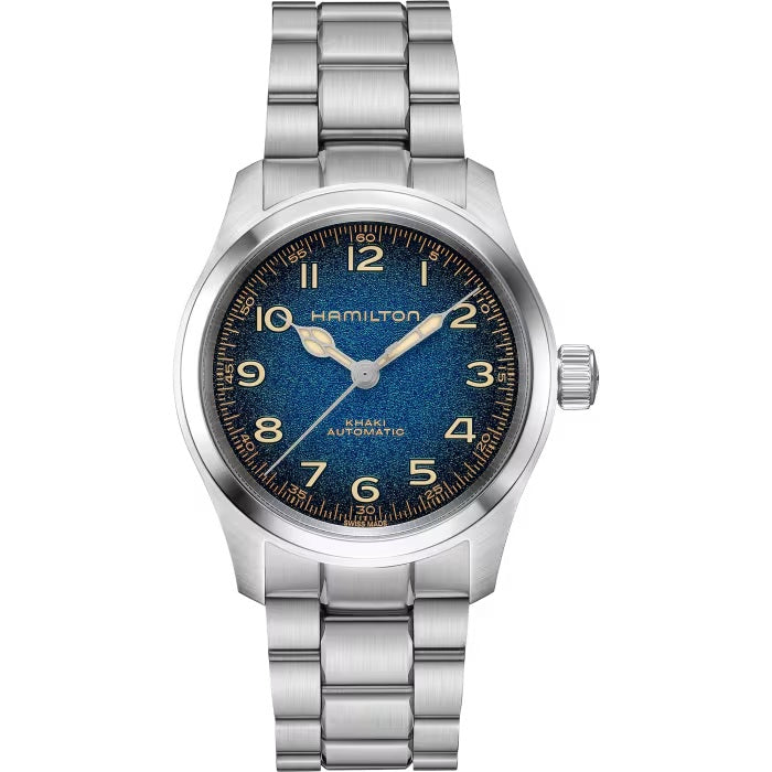 Mens Stainless Steel Khaki Field Murph Hamilton Automatic Watch H70405140