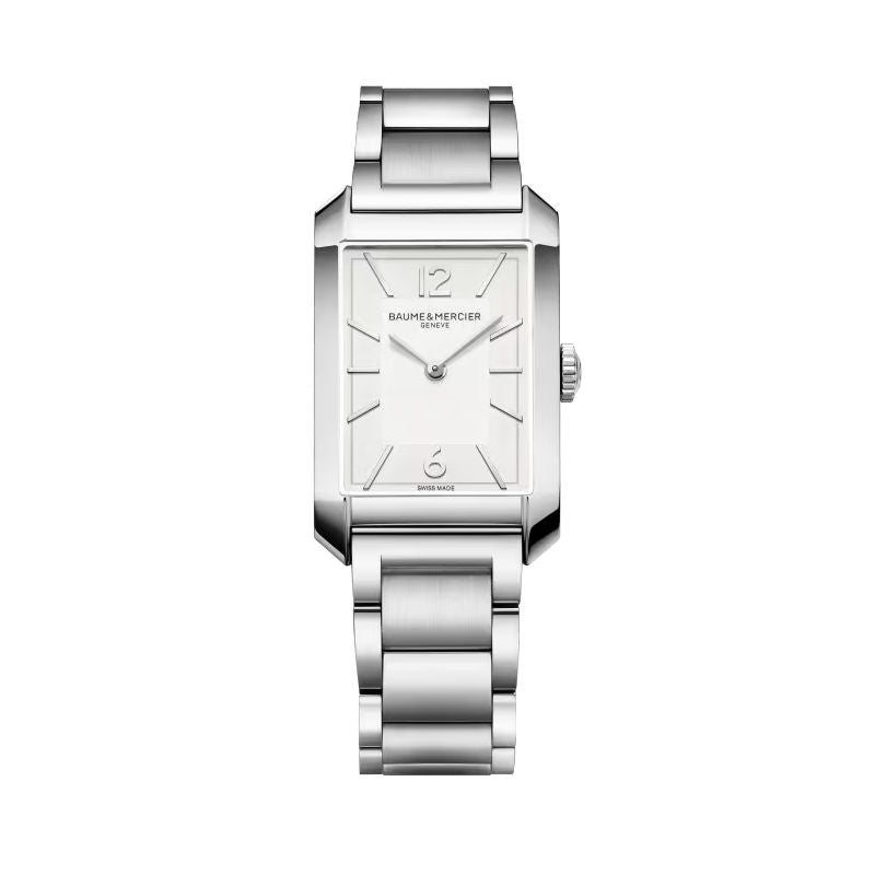 Mens Stainless Steel Hampton Baume & Mercier Quartz Watch 10740