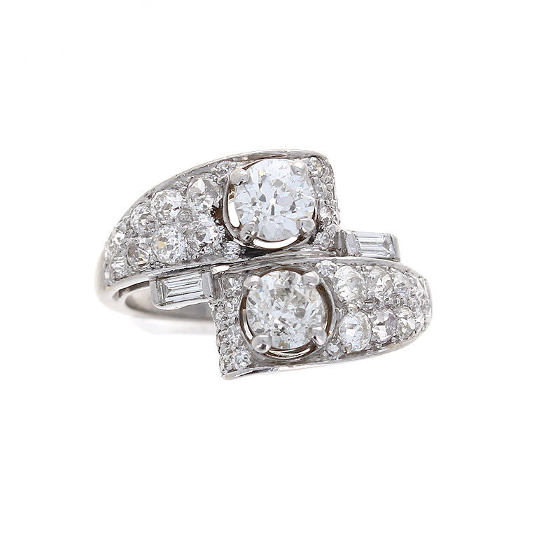 Ladies Platinum 2.28cts Diamond Engagement Ring