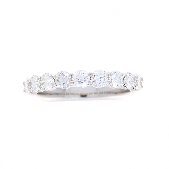 Ladies 14kt White Gold 0.95cts Diamond Wedding Band