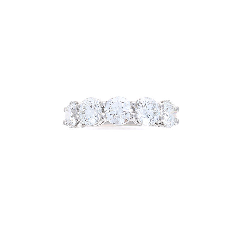 Ladies Platinum 3.51cts Diamond Wedding Band